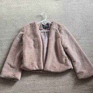 Blush Faux Fur Jacket